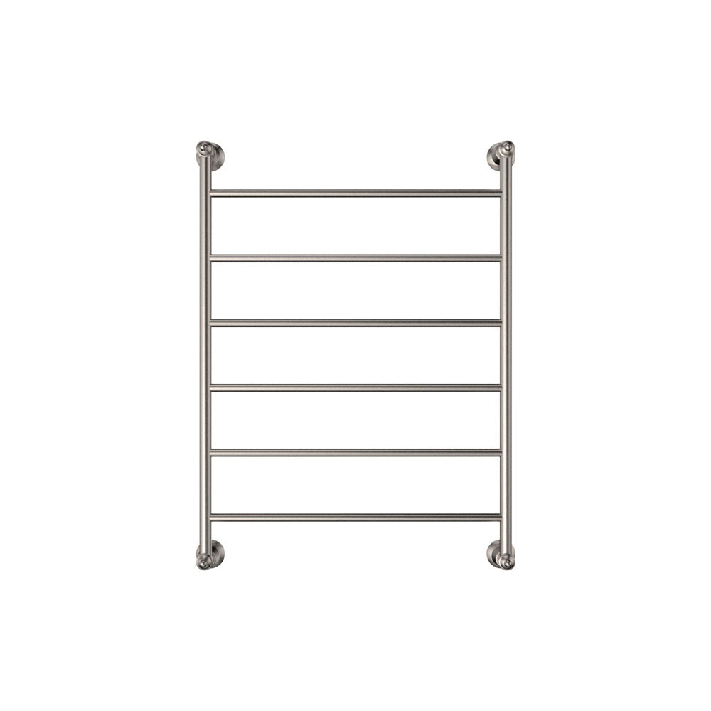 Fienza Lillian Heated Towel Rail, 600 x 800mm, Brushed Nickel