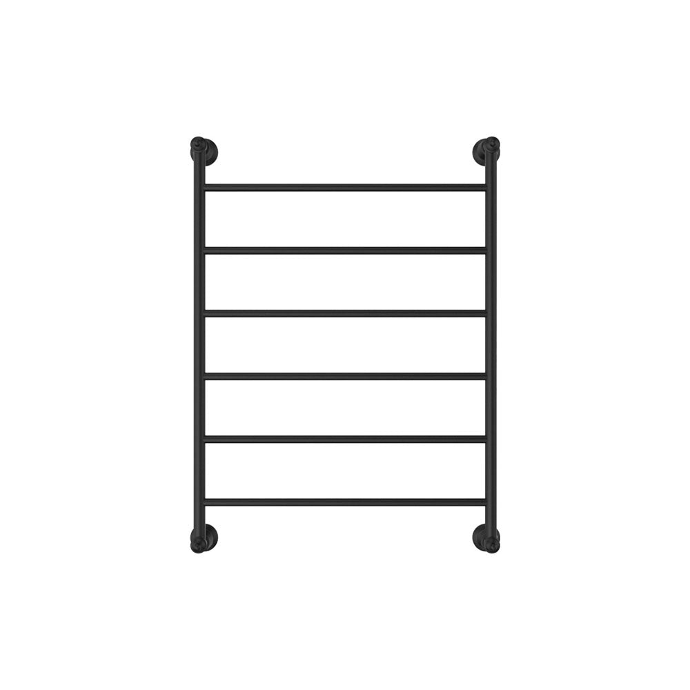 Fienza Lillian Heated Towel Rail, 600 x 800mm, Matte Black