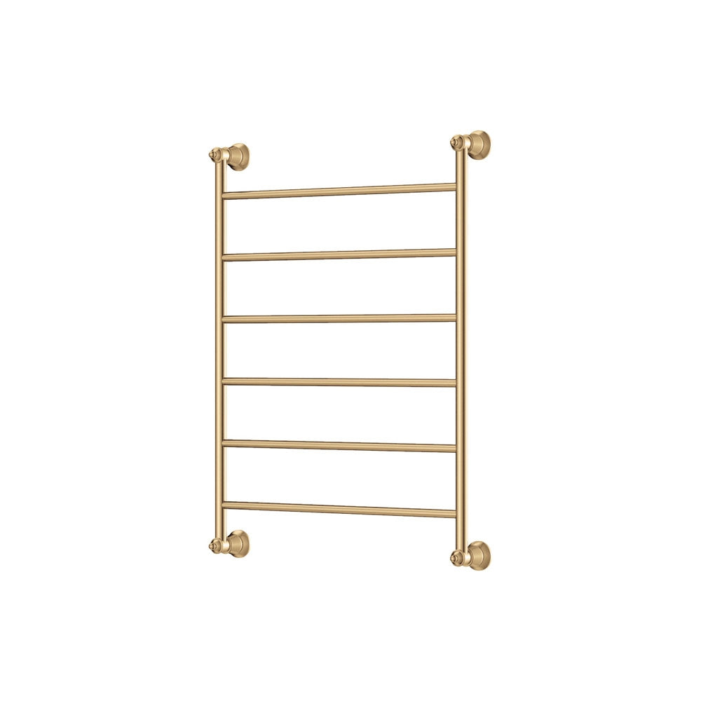 Fienza Lillian Heated Towel Rail, 600 x 800mm, Urban Brass