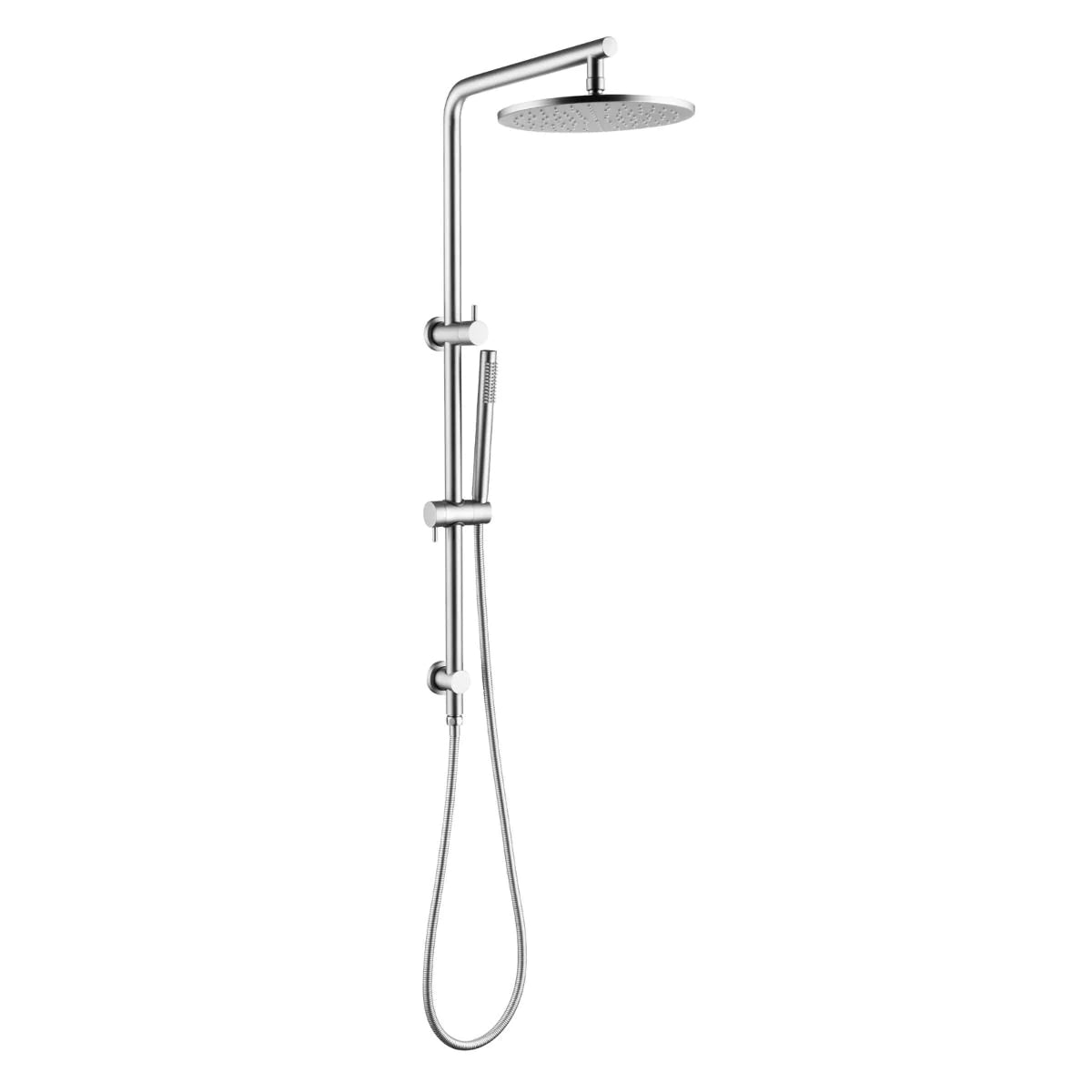 Pentro 250mm Round Handheld Shower Station, Sleek and Functional Design-Chrome-SR28A-01