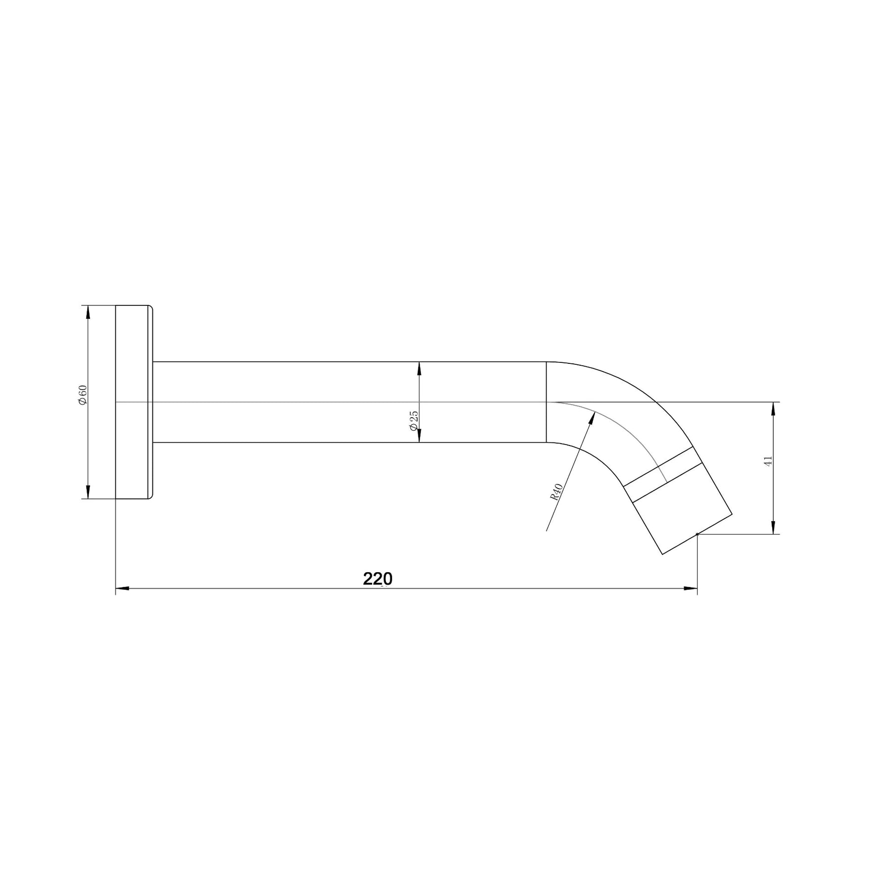 Pentro Round Bath Spout - SP12: Modern, minimalist design for enhancing your bathroom space-SP12.01