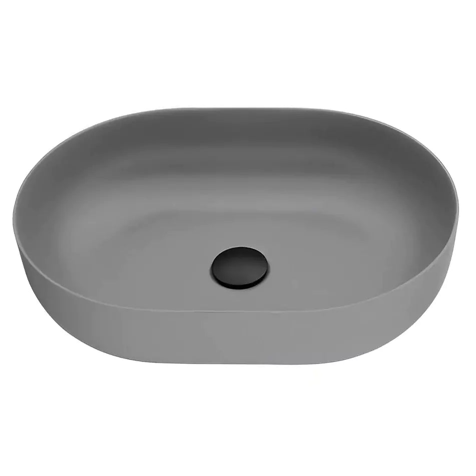Quartz Art Basin 508mm: Stylish and Compact Basin for Modern Bathrooms-Matte Grey-QZ50836-MG