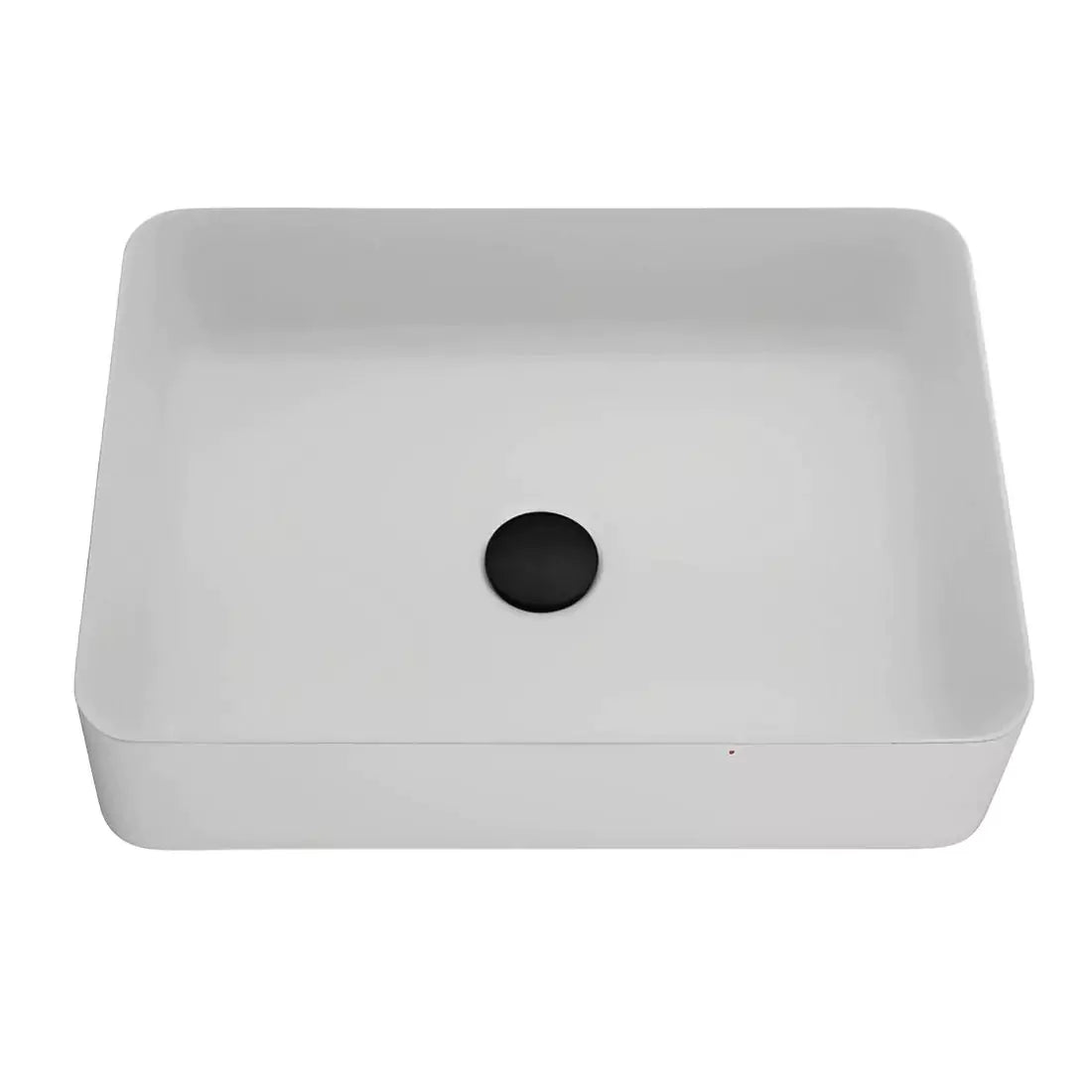 Quartz Art Basin 510mm: Sleek and Stylish Basin Design-Matte White-QZ51036-MW
