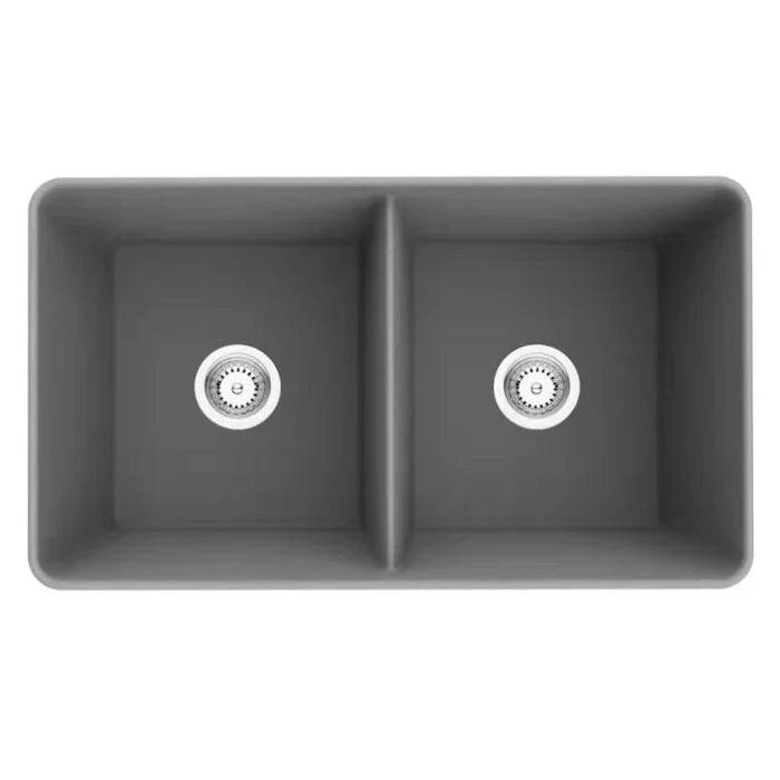 Quartz undermount kitchen sink, 838mm, modern design, durable, easy installation