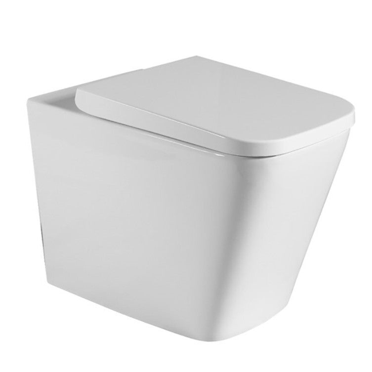 Qubist Wall Faced Pan - Modern and Space-Saving Fixture SM-KDK103