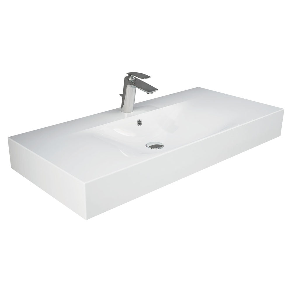 Fienza RAK Des 101 Wall Basin, 1 Tap Hole