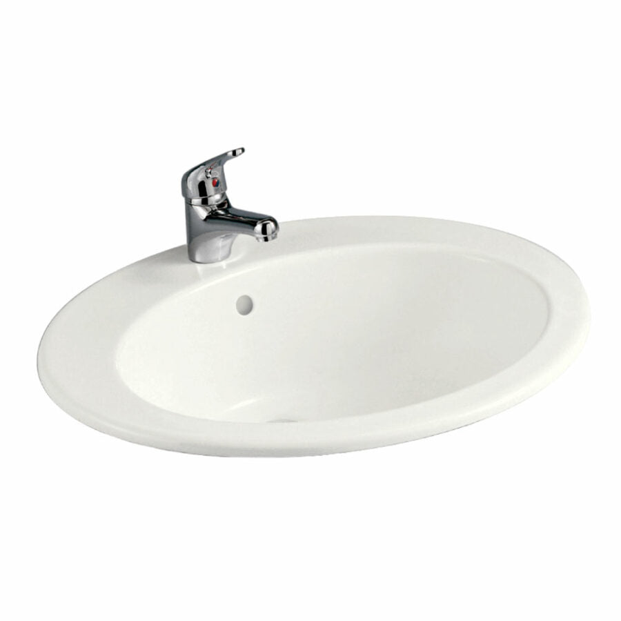 FIENZA RAK JESSICA IVORY FULLY-INSET BASIN