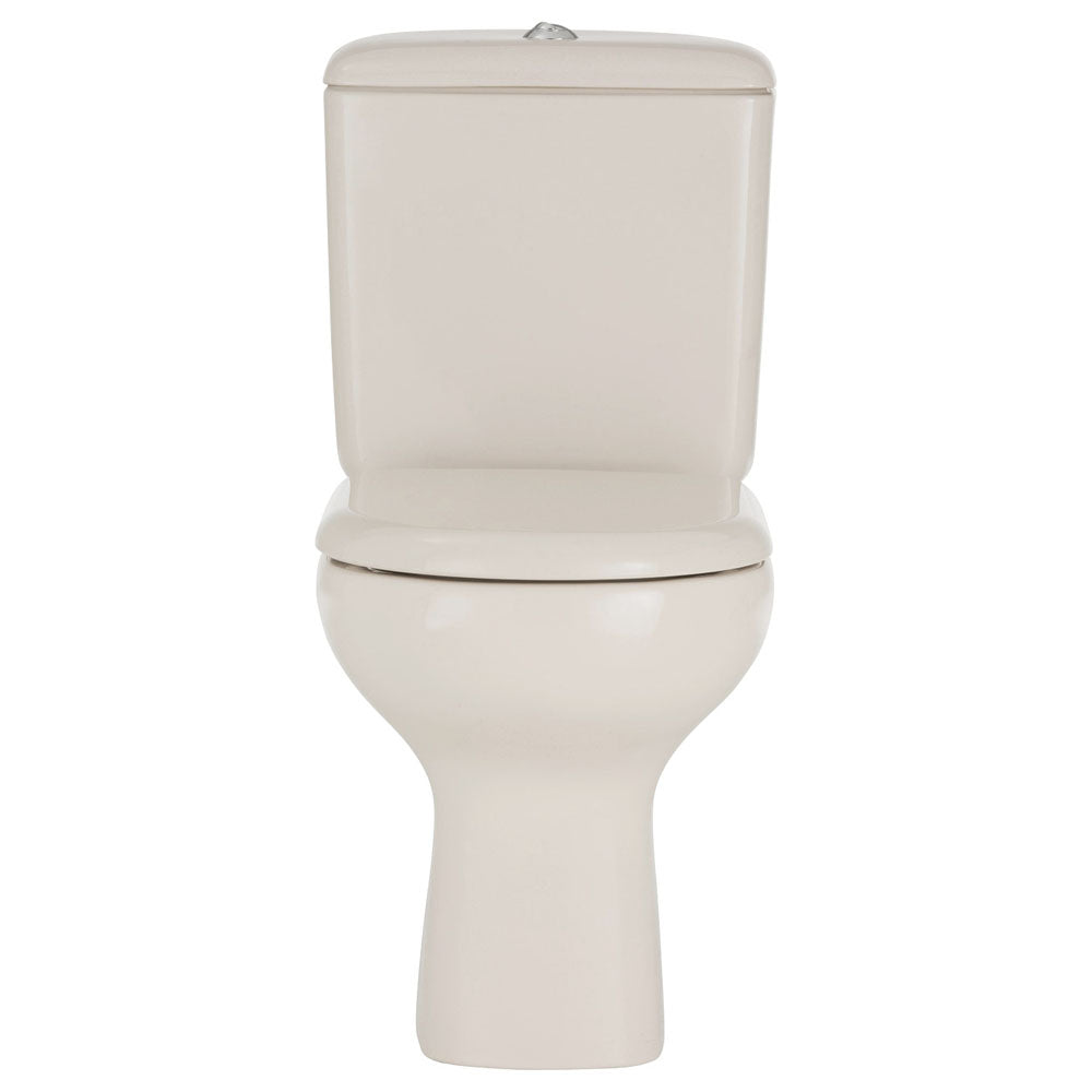 Fienza RAK Liwa Ivory Close-Coupled Toilet Suite, P-Trap