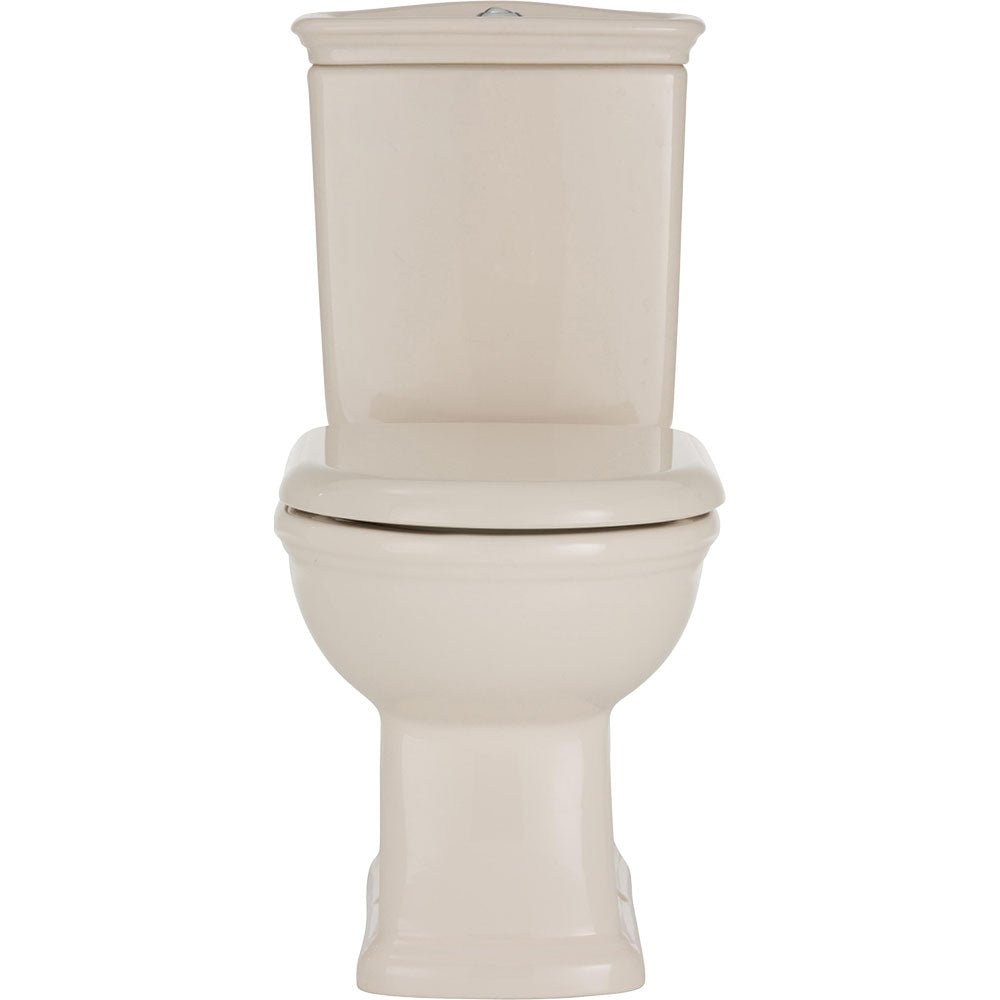 Fienza RAK Washington Ivory Close-Coupled Toilet Suite, S-Trap 240