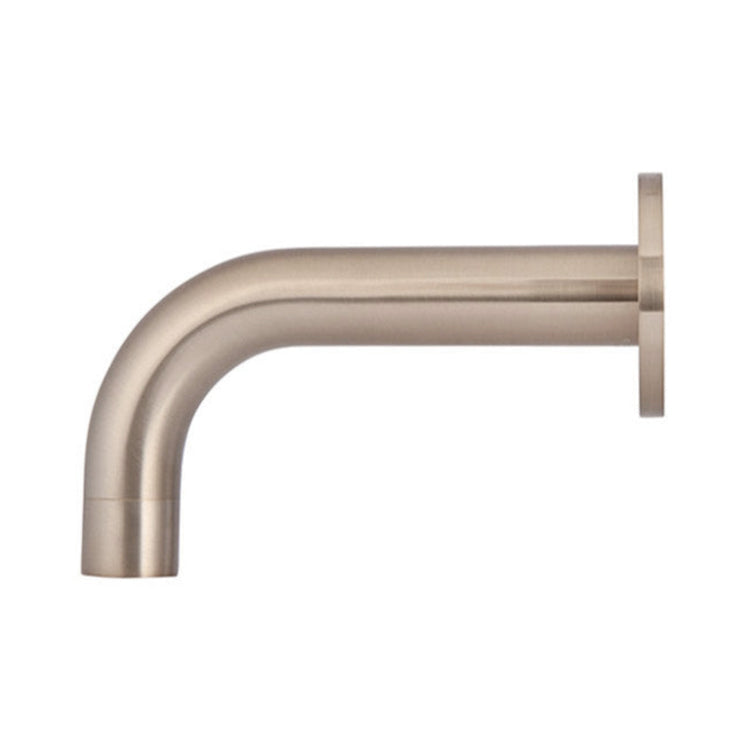 Meir Round Curved Spout 130mm - Champagne