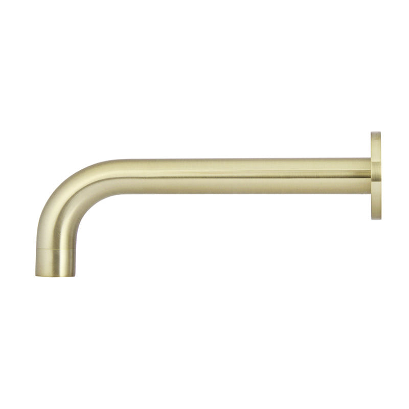Round Curved Spout - PVD Tiger Bronze