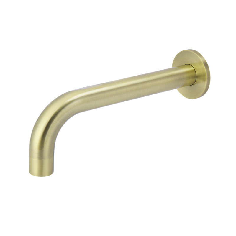 Round Curved Spout - PVD Tiger Bronze