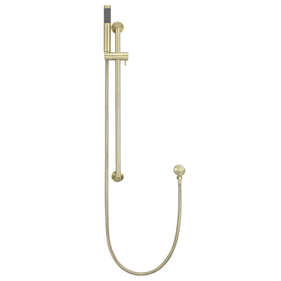 Round Hand Shower on Rail Column - PVD Tiger Bronze