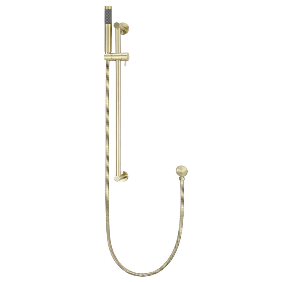 Round Hand Shower on Rail Column - PVD Tiger Bronze
