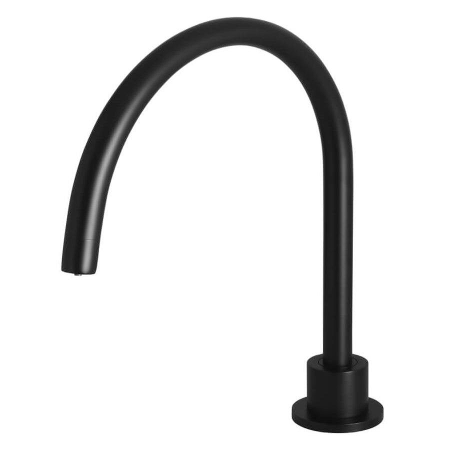 Meir Round High-Rise Swivel Hob Spout - Matte Black