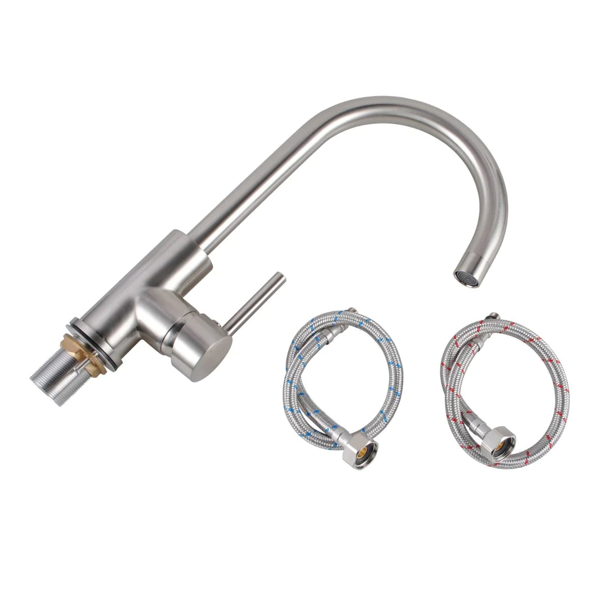 Round Standard Kitchen Sink Mixer Tap: Classic and practical addition to your kitchen setup-BU1026.KM