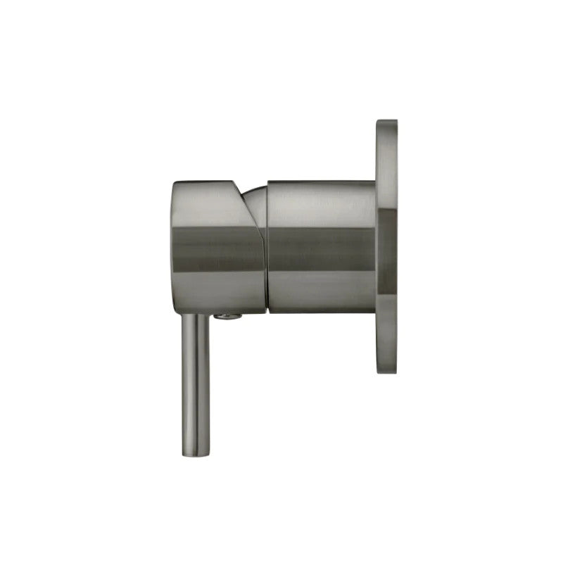 Round Wall Mixer Short Pin-Lever - PVD Shadow
