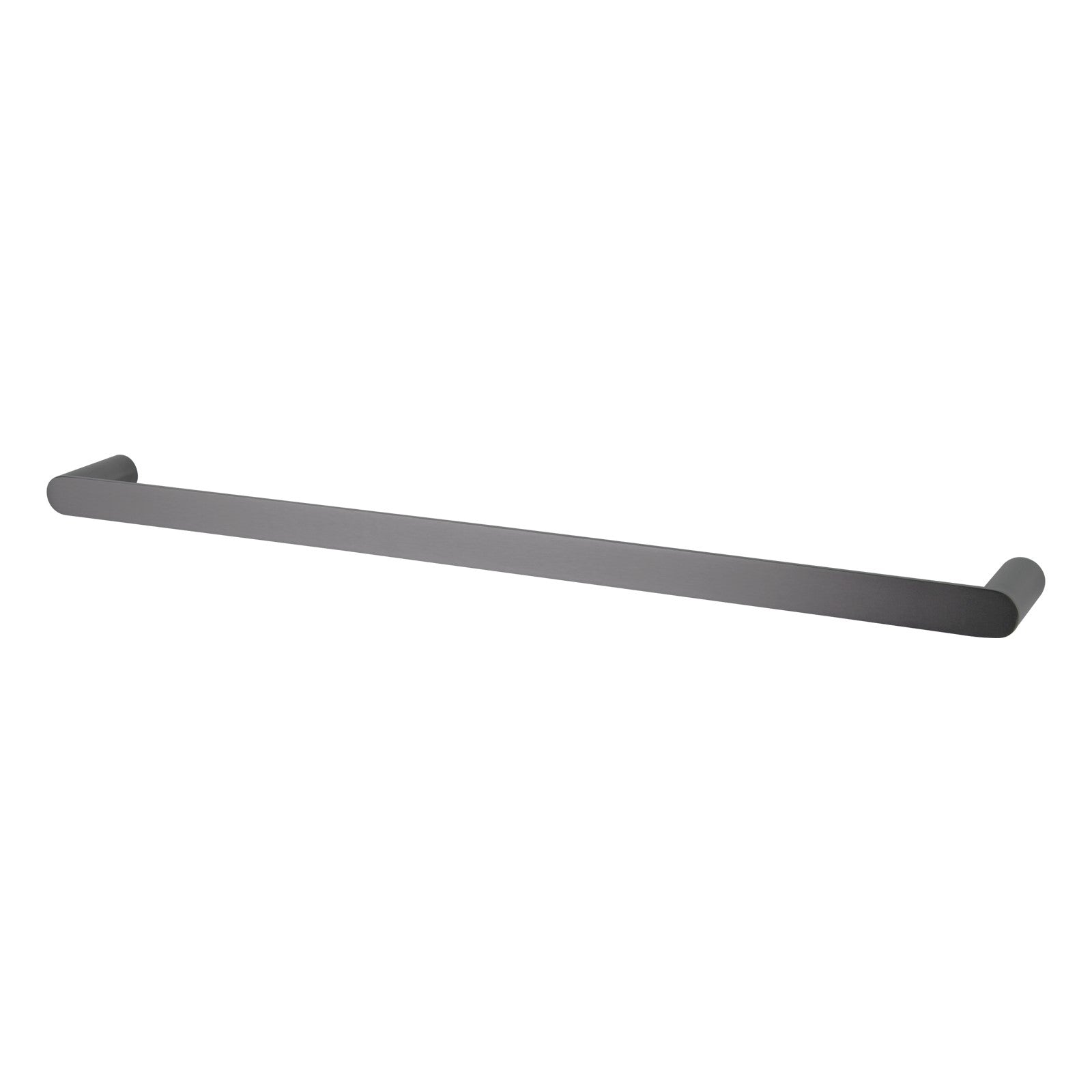 Rushy Gun Metal Grey Single Towel Rail 600mm
