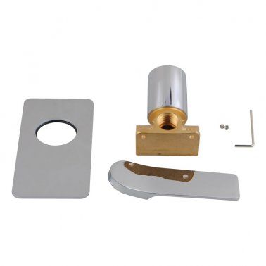Rushy Square Chrome Built-In Shower Mixer(Brass)