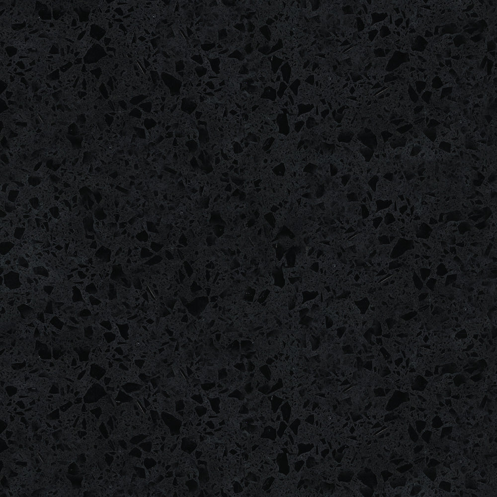 Fienza Sarah Black Sparkle 750 Semi-Inset Basin-Top, No Tap Hole