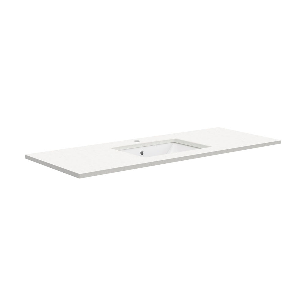 Fienza Sarah Crystal Pure 1200 Undermount Basin-Top, 1 Tap Hole