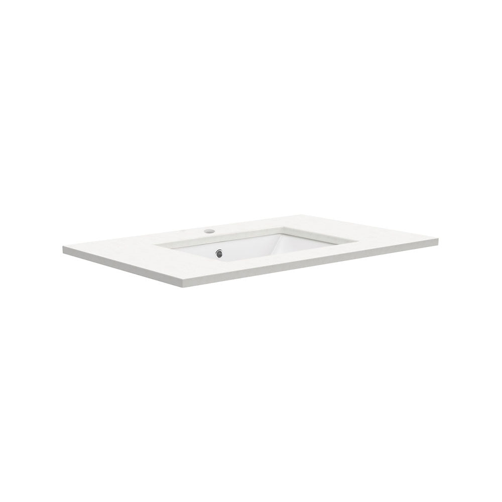Fienza Sarah Crystal Pure 750 Undermount Basin-Top, 1 Tap Hole
