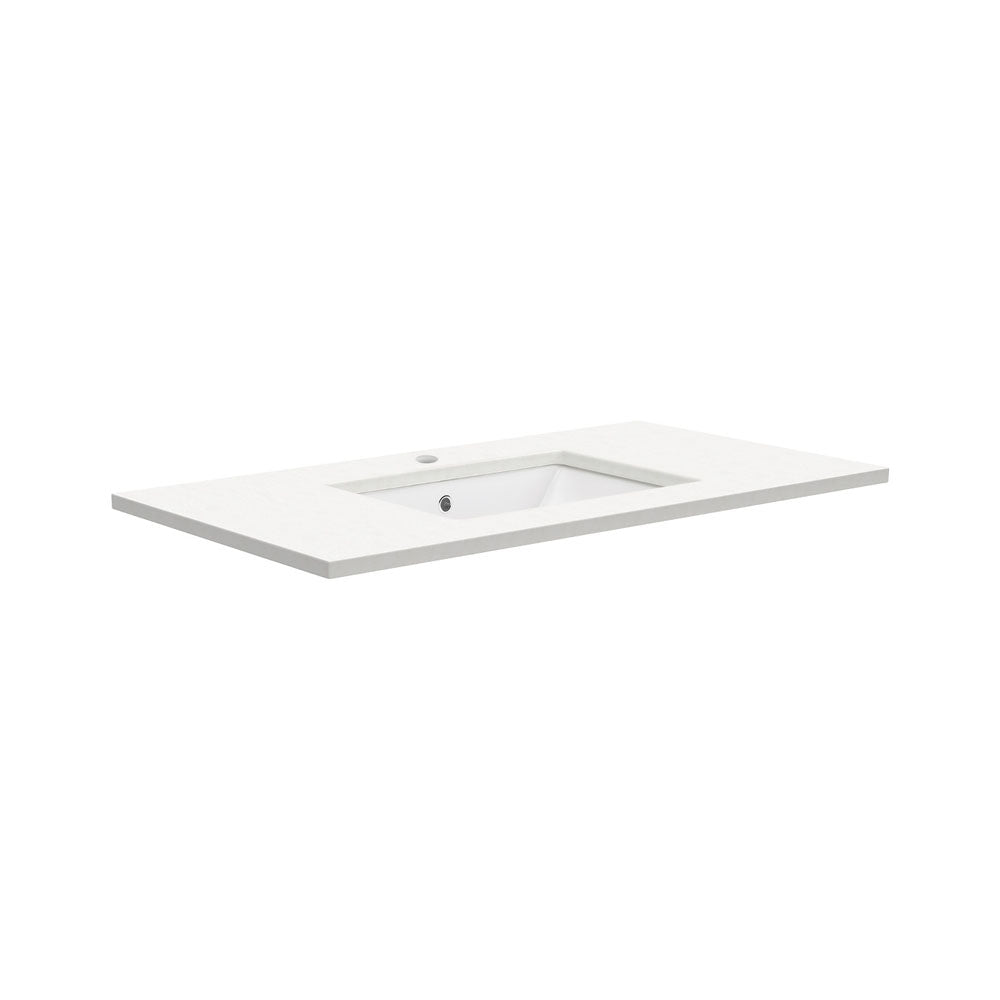 Fienza Sarah Crystal Pure 900 Undermount Basin-Top, 1 Tap Hole