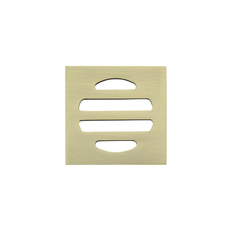 Meir Square Floor Grate Shower Drain 50mm outlet - PVD Tiger Bronze