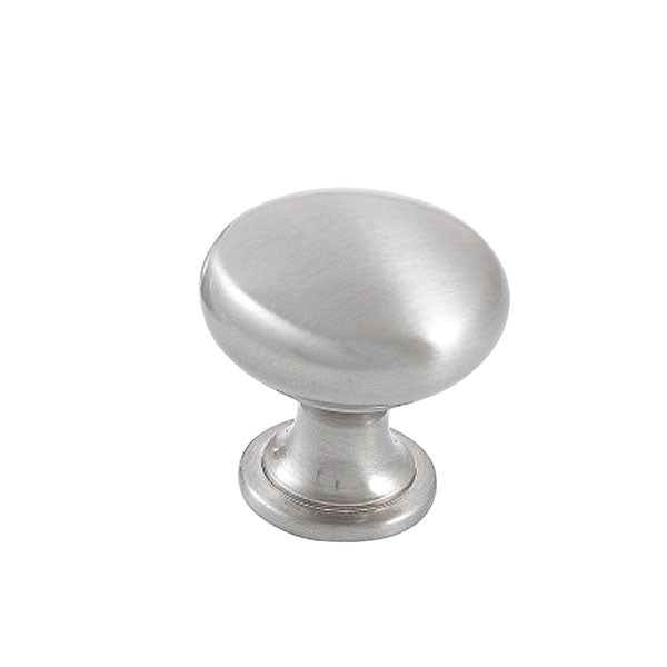 Momo Handles Florencia Plain Knob 29mm Brushed Nickel