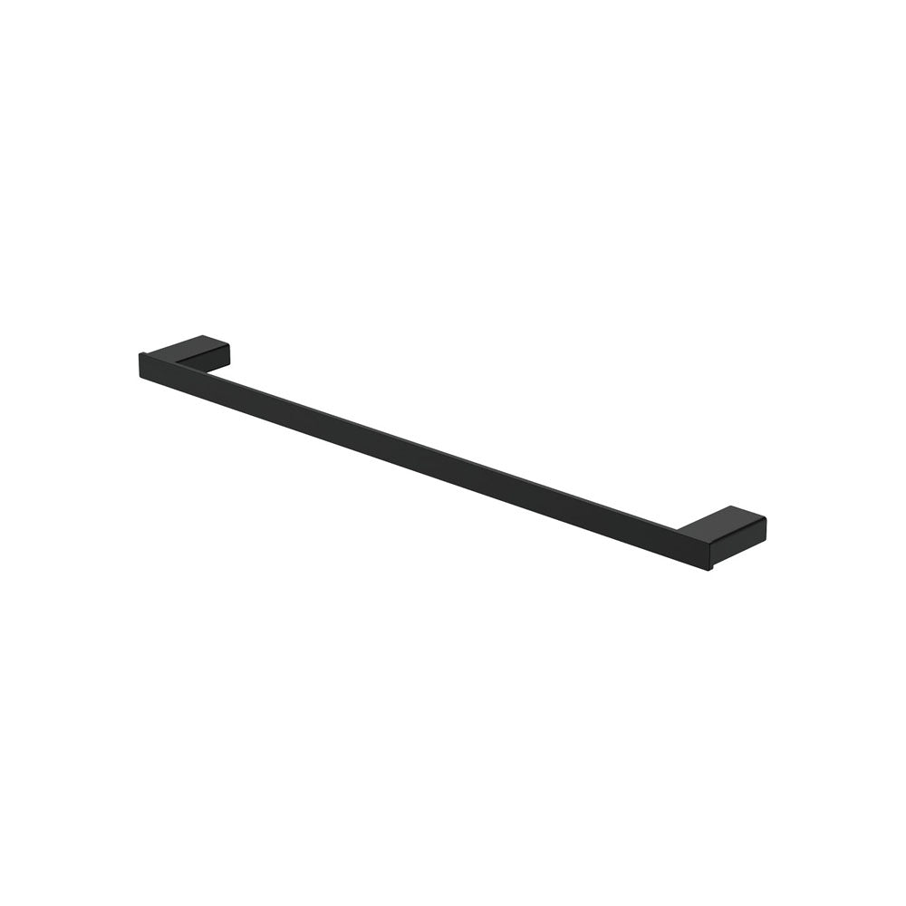 Fienza Tono Single Towel Rail, 610 mm, Matte Black