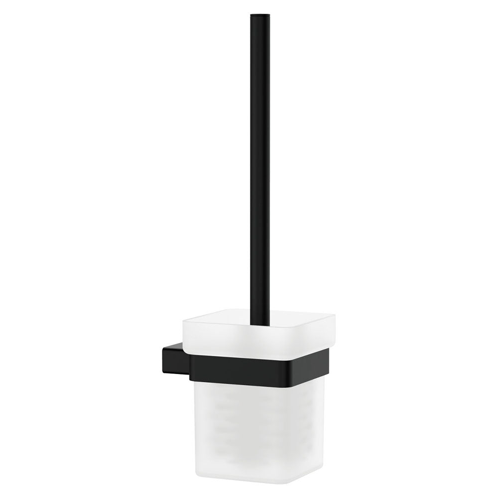 Fienza Tono Toilet Brush & Holder, Matte Black