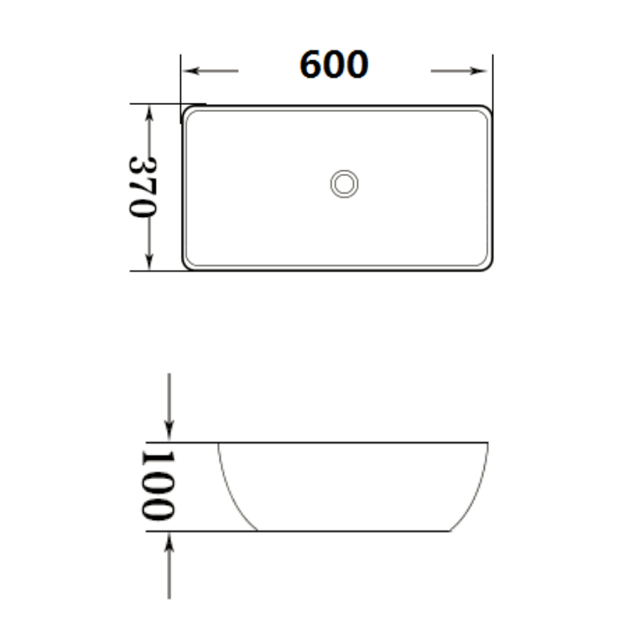 Top Counter Ceramic Basin 159 Classic Charm for Your Bath Space SM-159