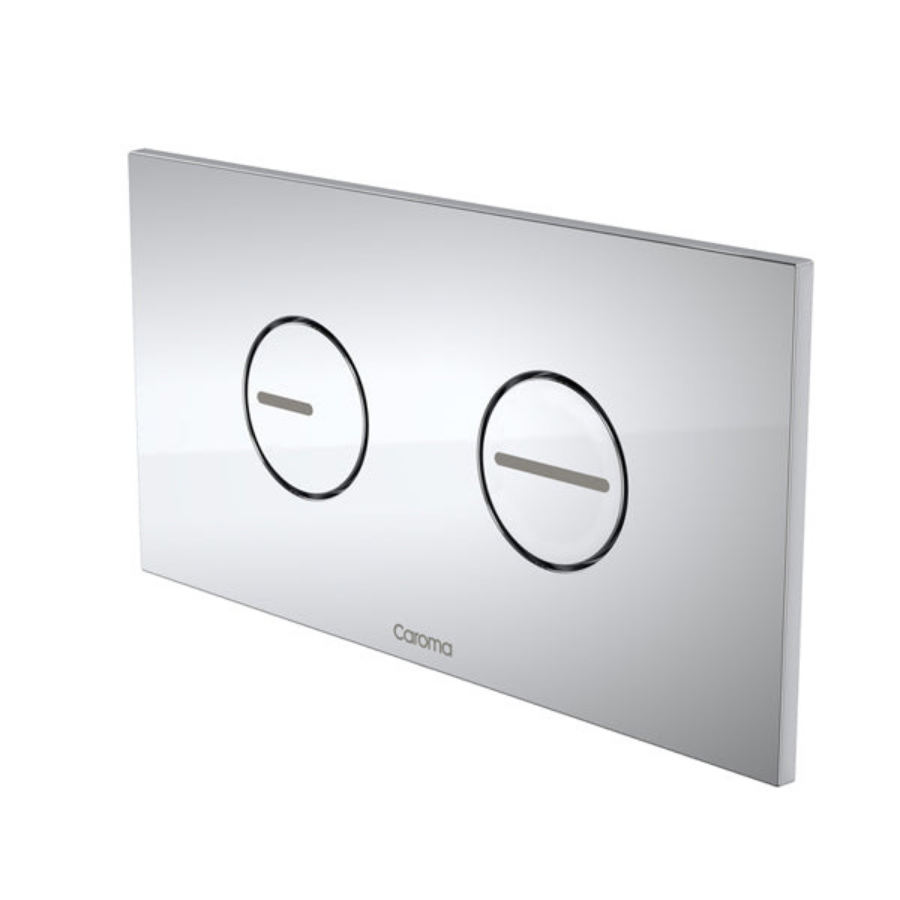Caroma Invisi Series II Round Dual Flush Plate &amp; Buttons