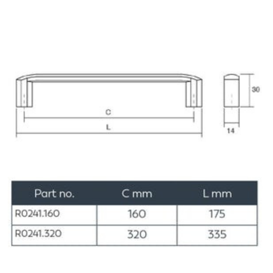 Momo Handles Roma D Handle Brushed Gold