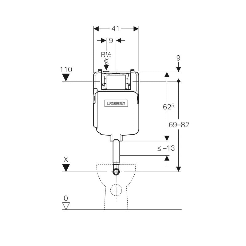 Geberit Sigma 8 European Cistern