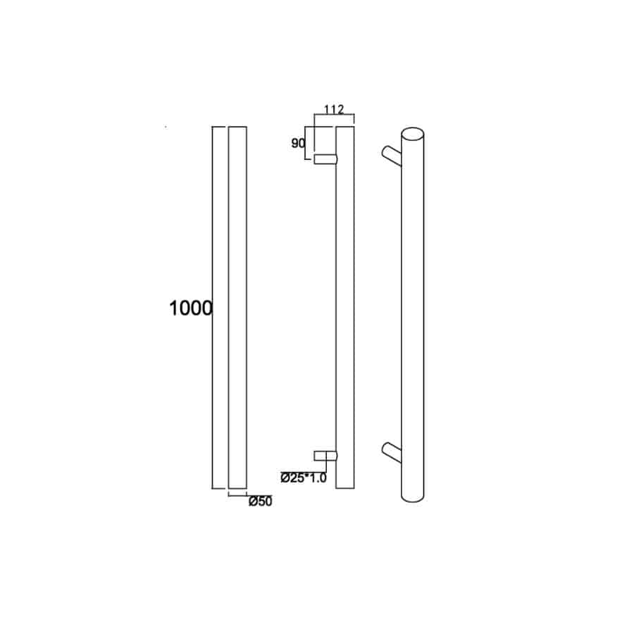 Heated Towel Rail SM-OND-V1R