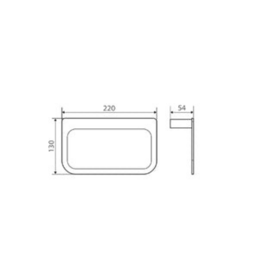 Fienza Lincoln Mixed Finish Toilet Roll Holder