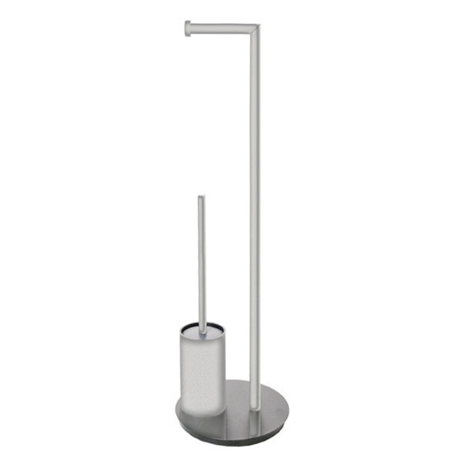 ADP Staten Freestanding Toilet Caddy-Chrome