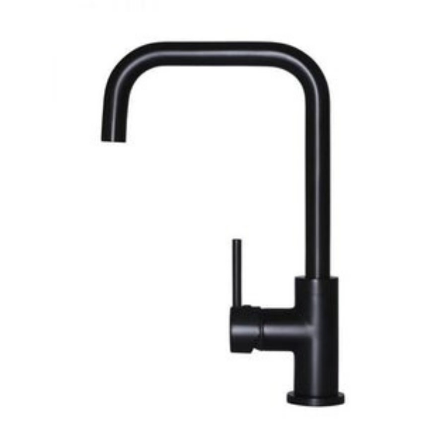 Meir Round Kitchen Mixer - Matte Black