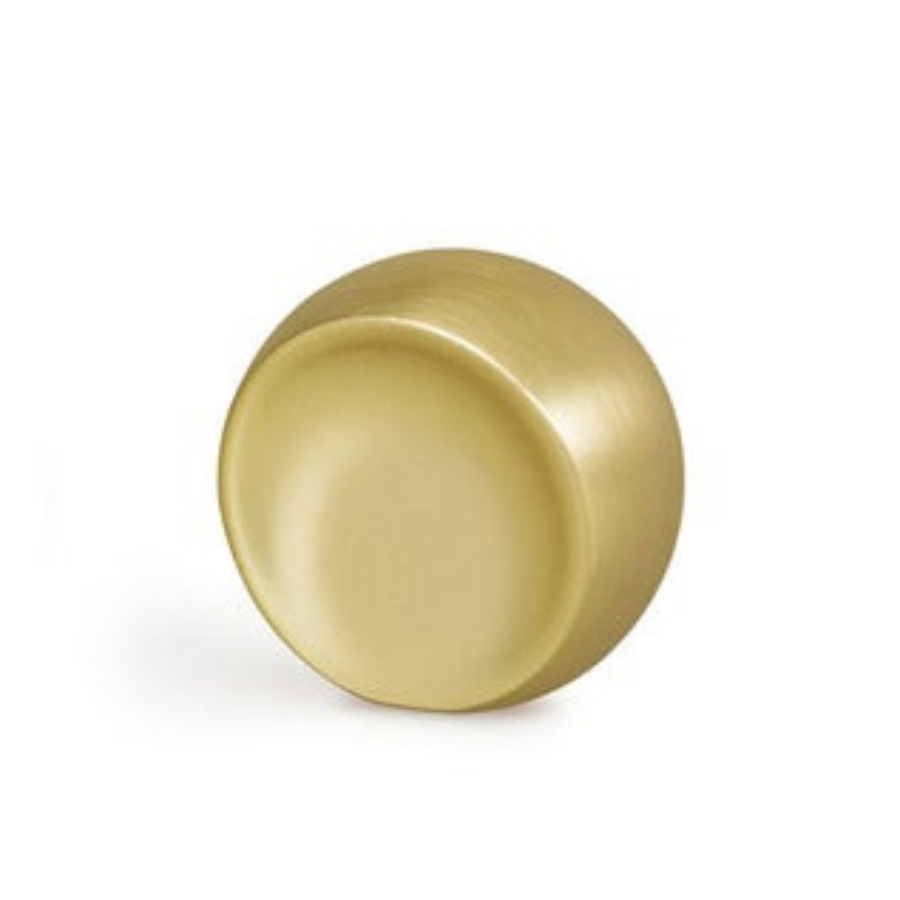 Momo Handles Ball Knob Brushed Matt Brass