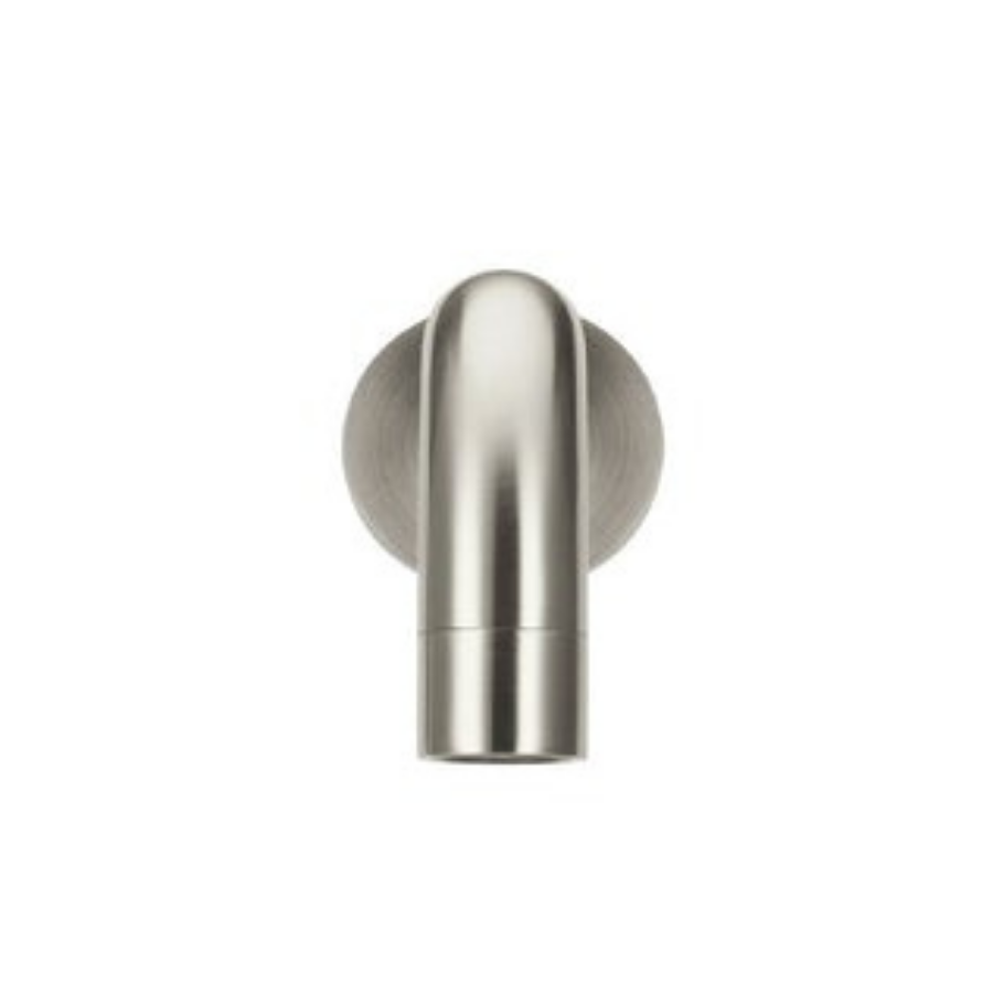 Meir Round Curved Basin Wall Spout Brushed Nickel