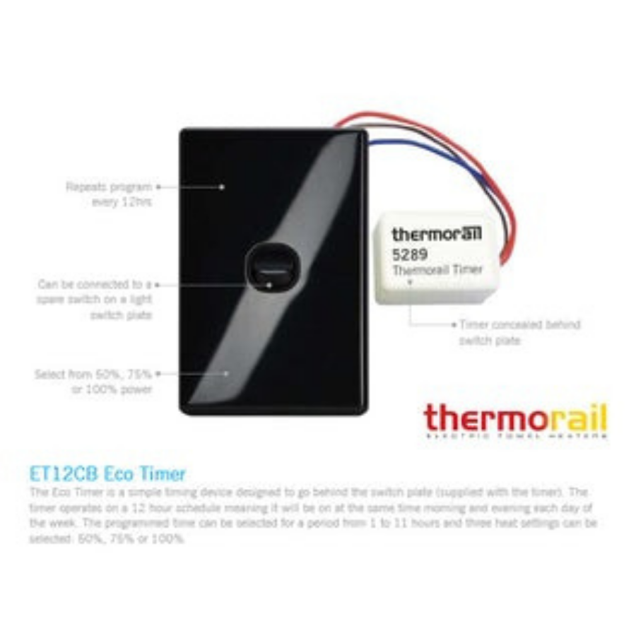 Thermogroup Eco Timer Black