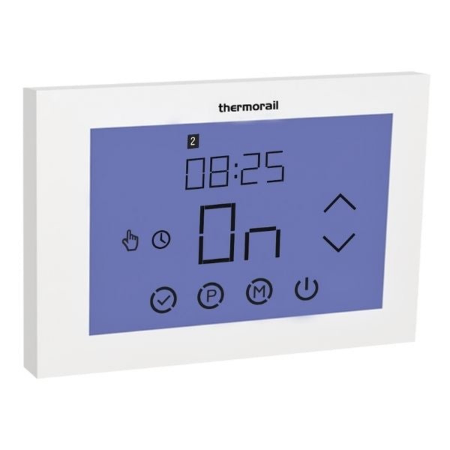 Thermogroup TRTSL Touch Screen 7 Day Timer, Landscape - White