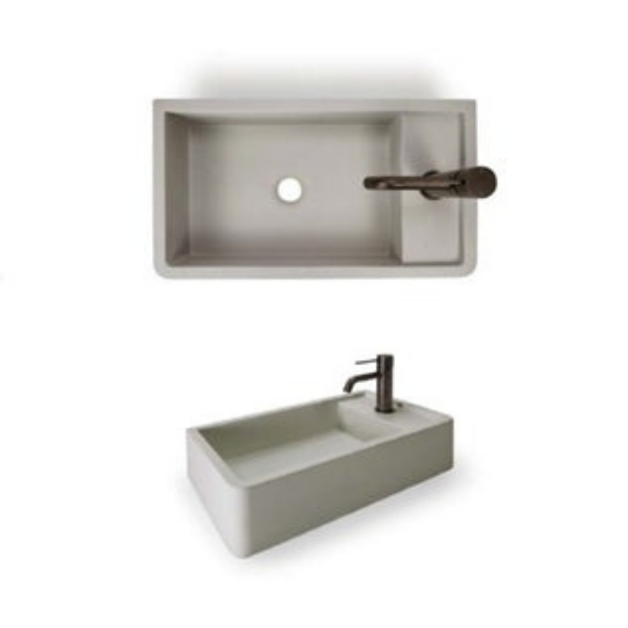 Nood Co Shelf 01 Wall Hung Basin Teal