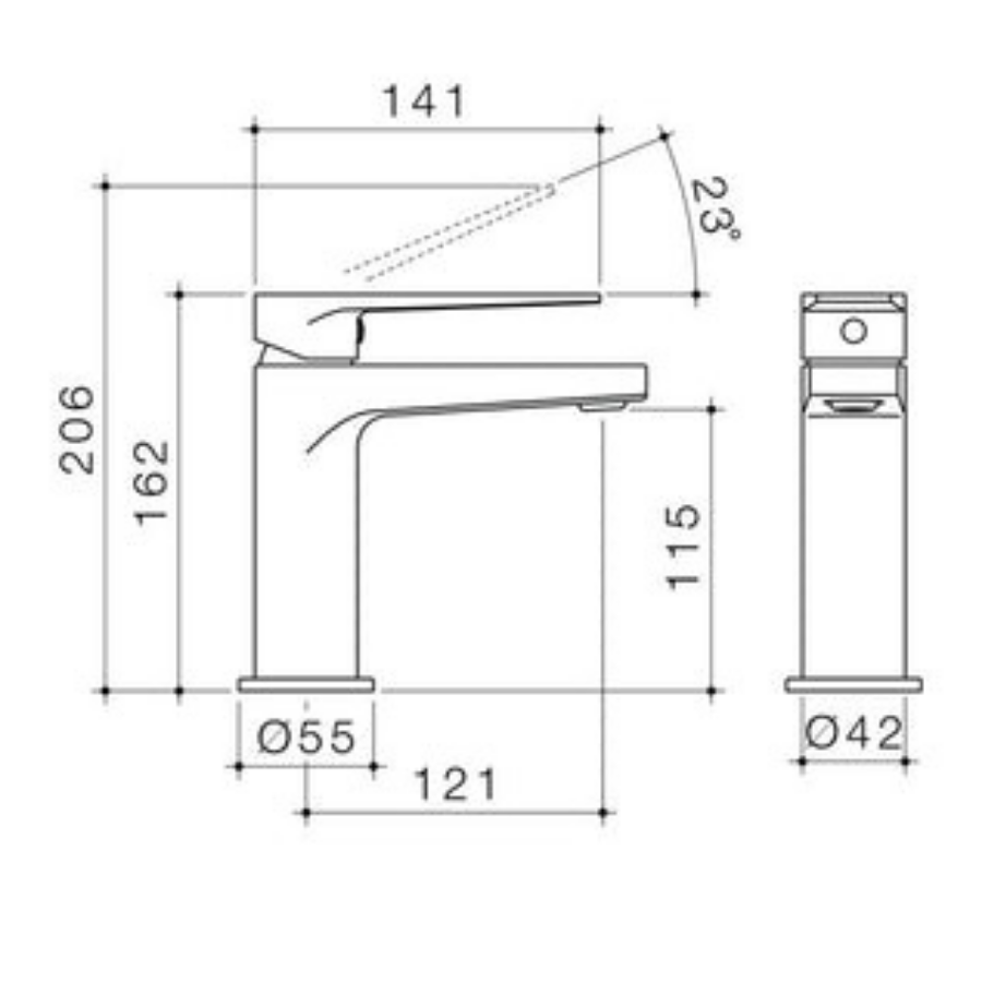 Caroma Vivas Basin Mixer