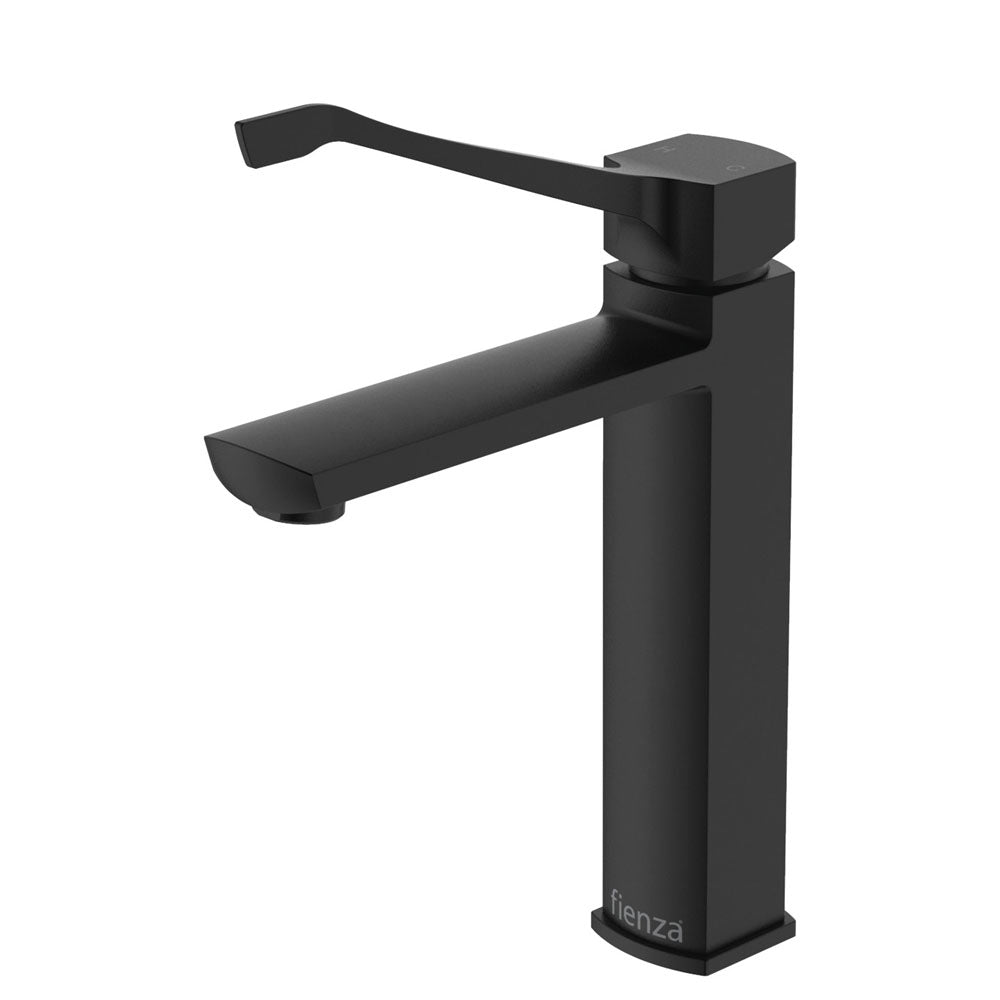 Fienza Koko Care Medium Basin Mixer - Matte Black