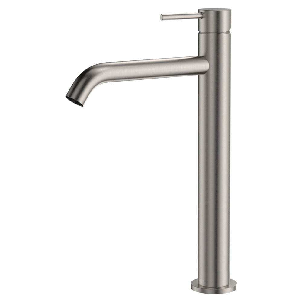 Fienza Kaya Tall Basin Mixer - Brushed Nickel