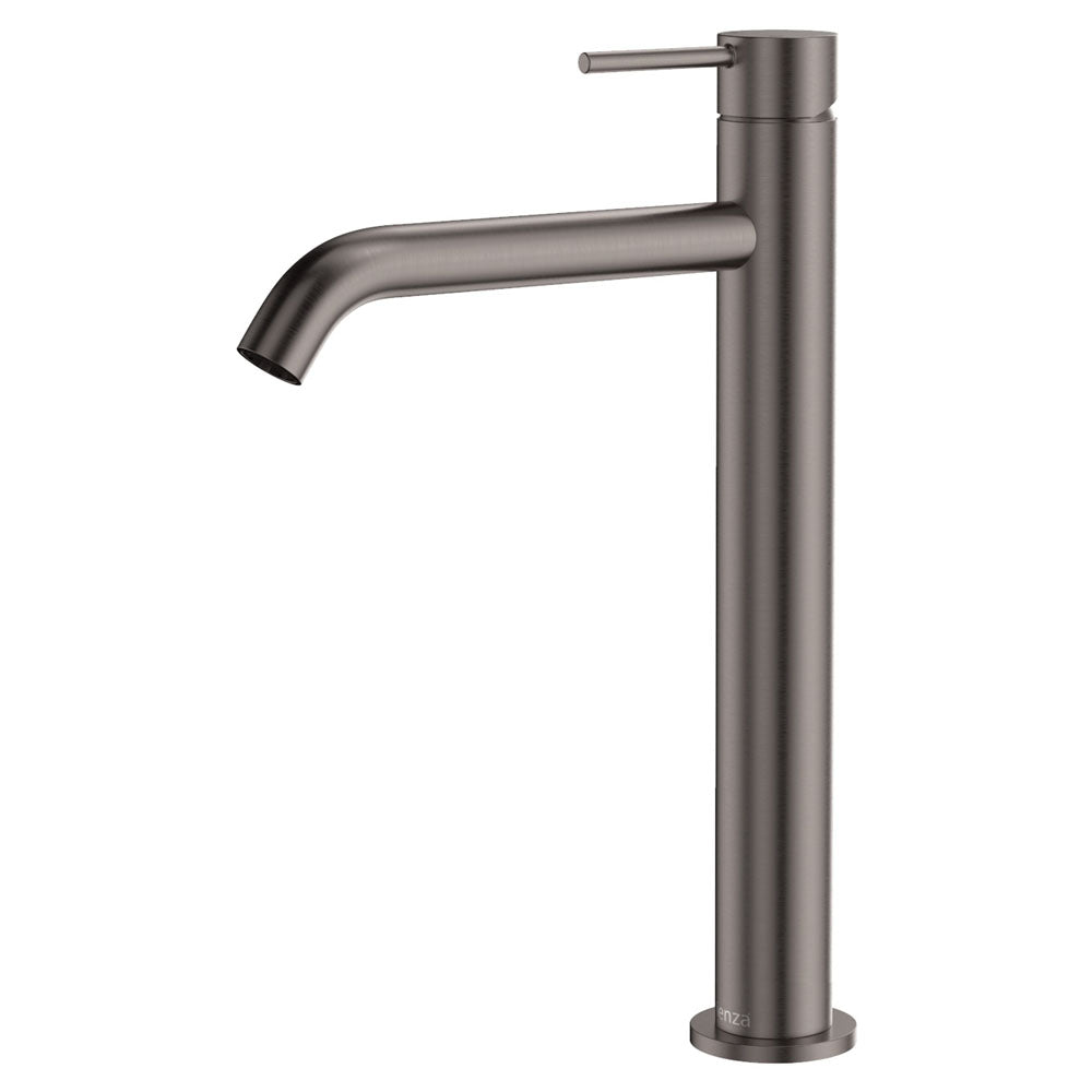 Fienza Kaya Tall Basin Mixer - Gun Metal