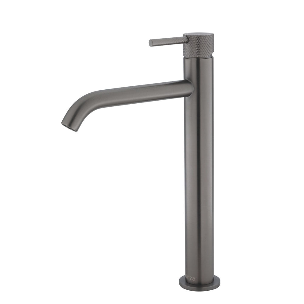 Fienza Axle Tall Basin Mixer - Gun Metal