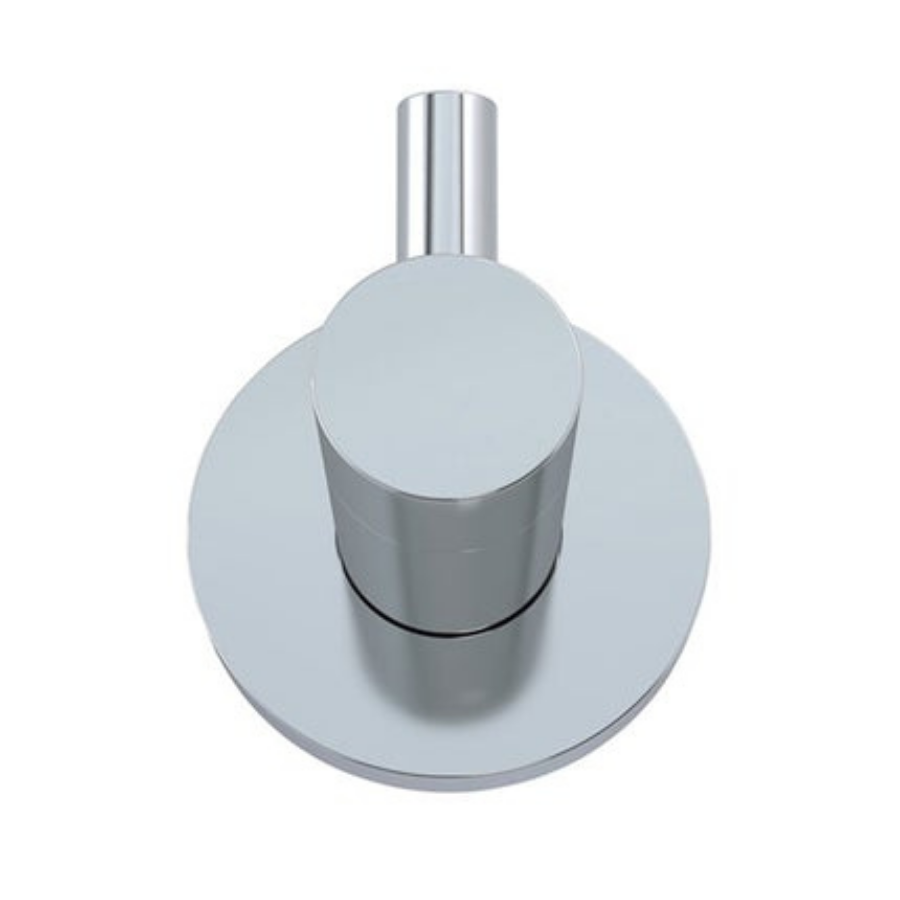 Meir Round Chrome Robe Hook